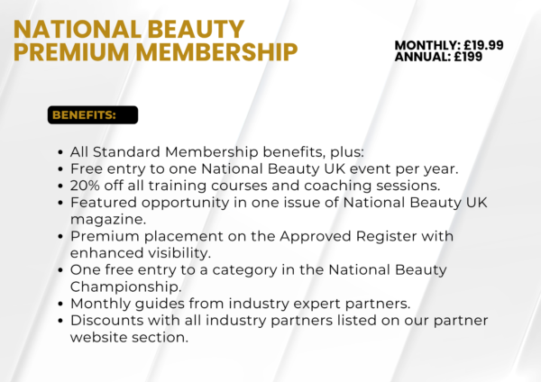 National Beauty Premium Membership - MONTHLY